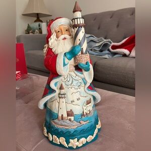 Jim Shore Coastal Santa with Lighthouse